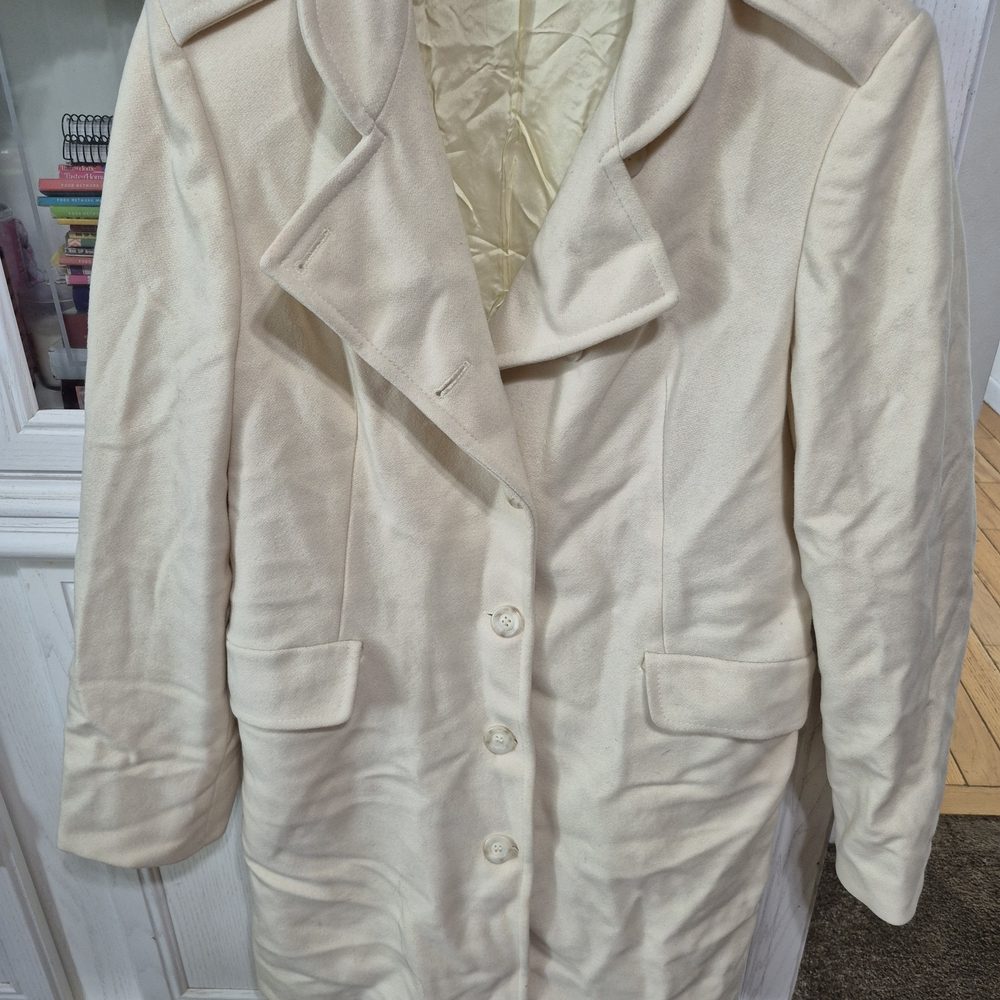 United Colors Of Benetton Off-White Trench Coat